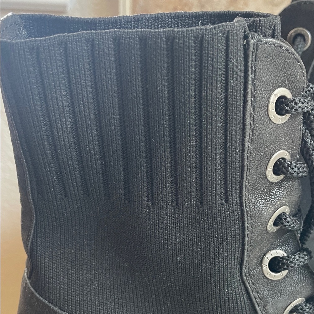 Stylish Black Combat Boots for Women - Picture 7 of 7